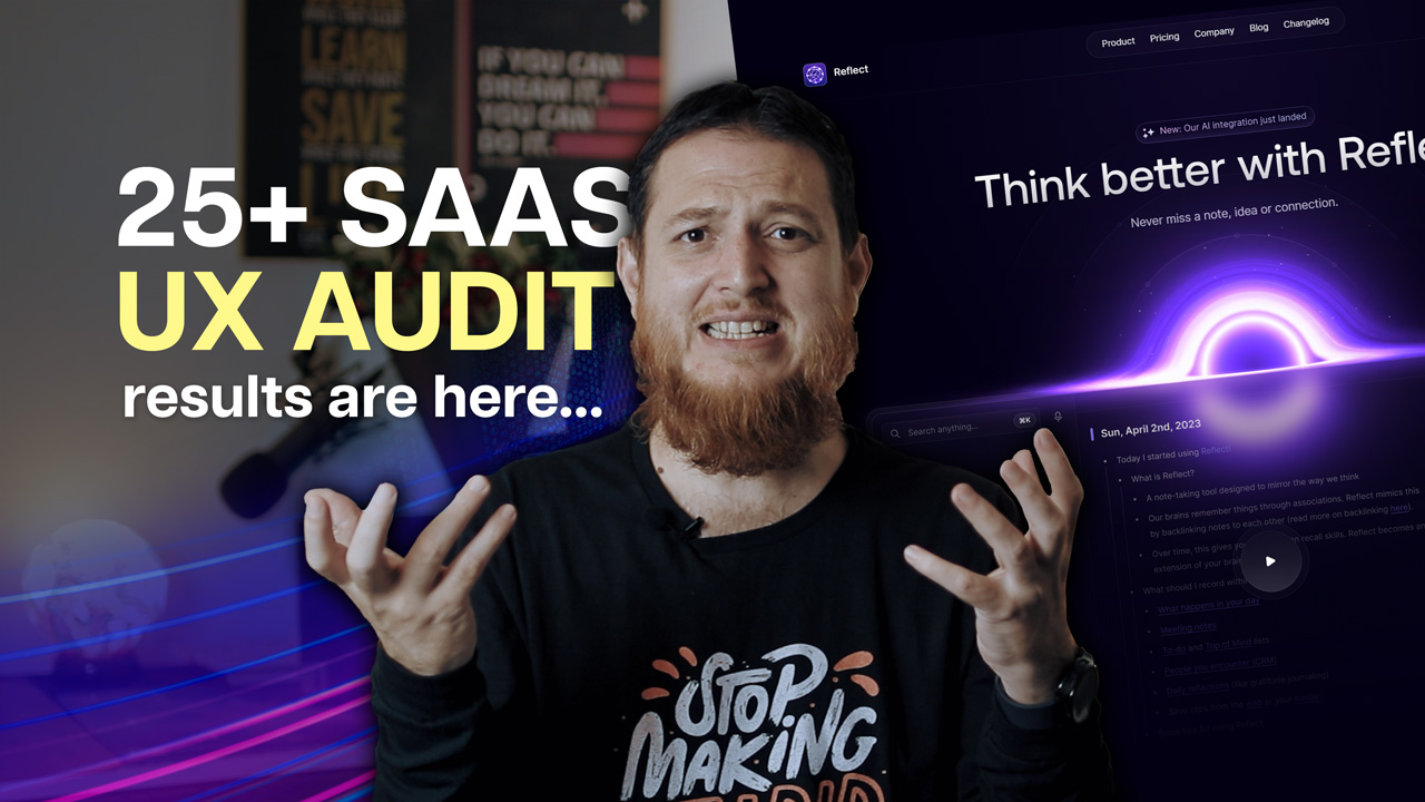 SaaS UX Audit findings