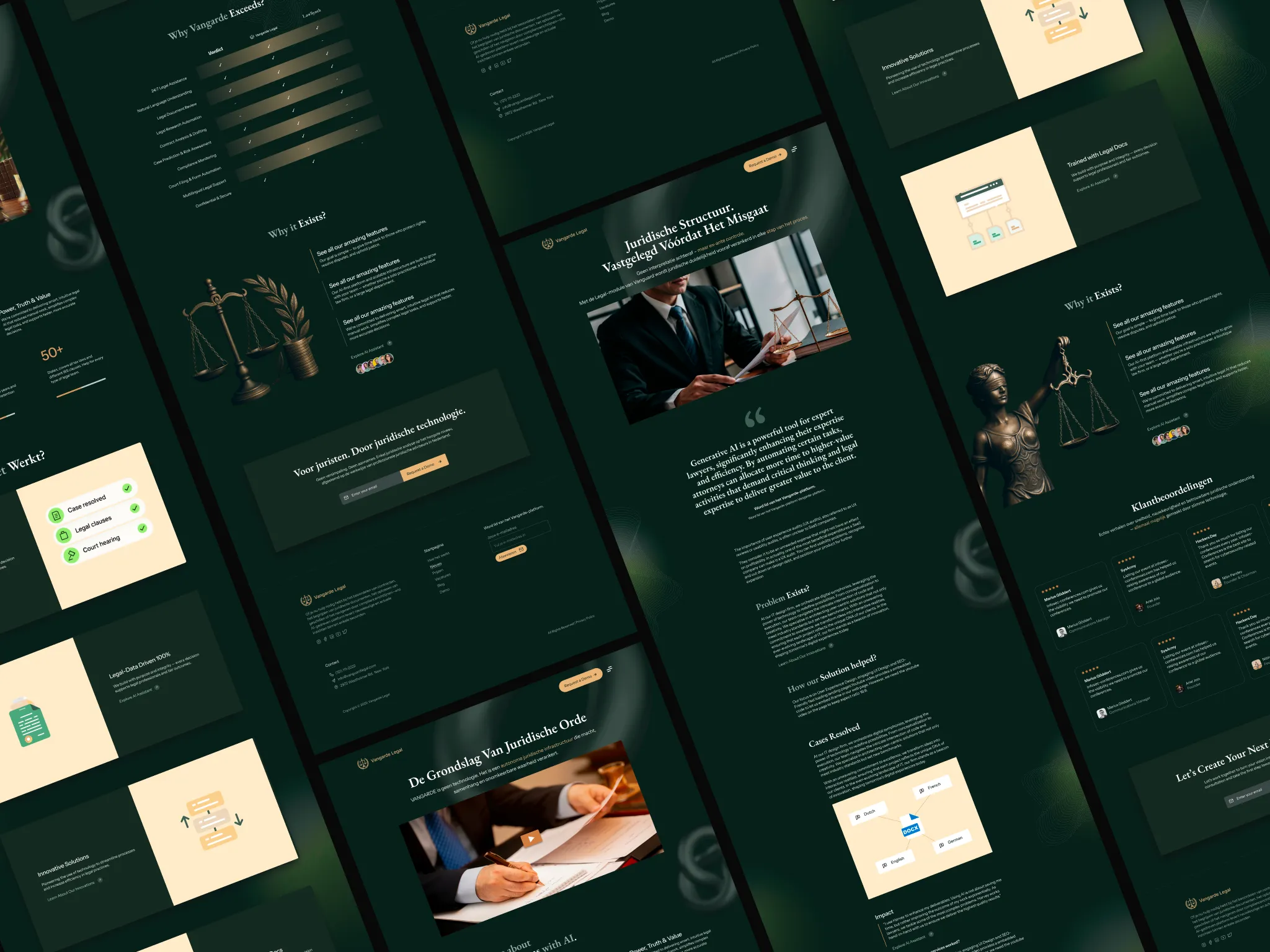 Vangarde Legal AI SaaS B2B Website Design – a modern, conversion-focused landing page for legal tech, built to inspire trust and drive engagement