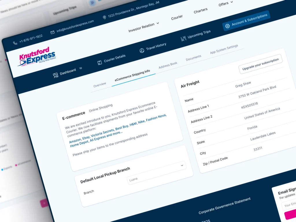 Account and Subscriptions - SaaS Dashboard Design