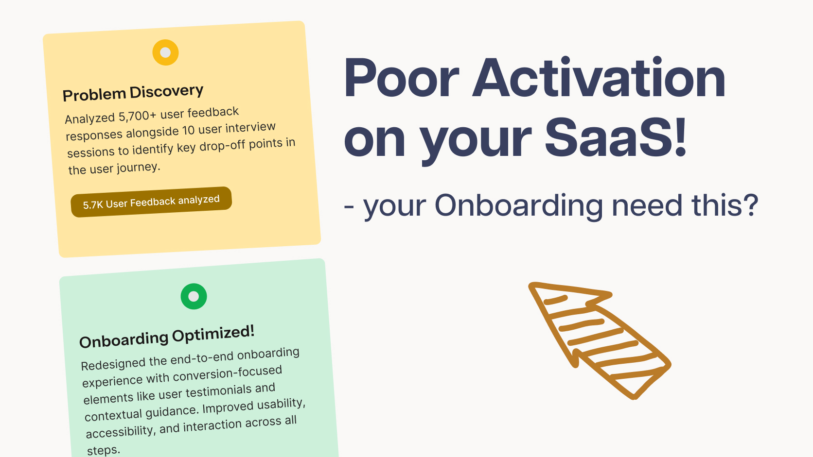 poor activation on your SaaS MVP. Onboarding UX fixes you need